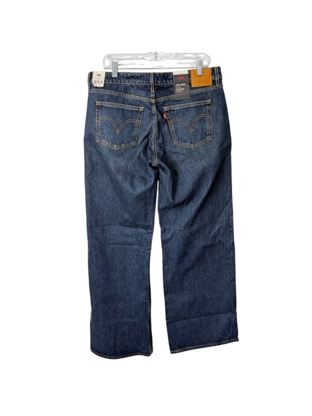 Levis Low Loose Jeans Womens Size 32x32 Dark Wash Blue A5566-0012 New With Tags - Picture 2 of 11